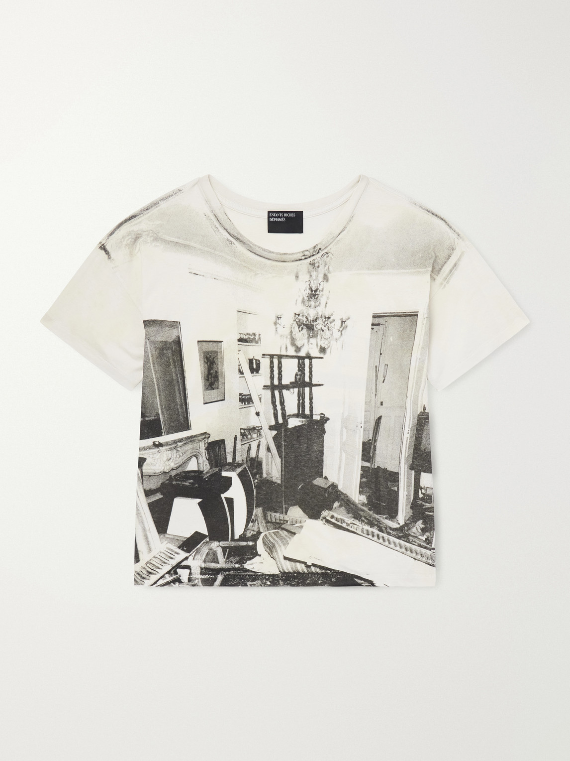 Enfants Riches Déprimés Destroyed Apartment Printed Cotton-Jersey T-Shirt - Men | Thumbnail 7 Enfants Riches Déprimés Destroyed Apartment Printed Cotton-Jersey T-Shirt - Men | Thumbnail 7