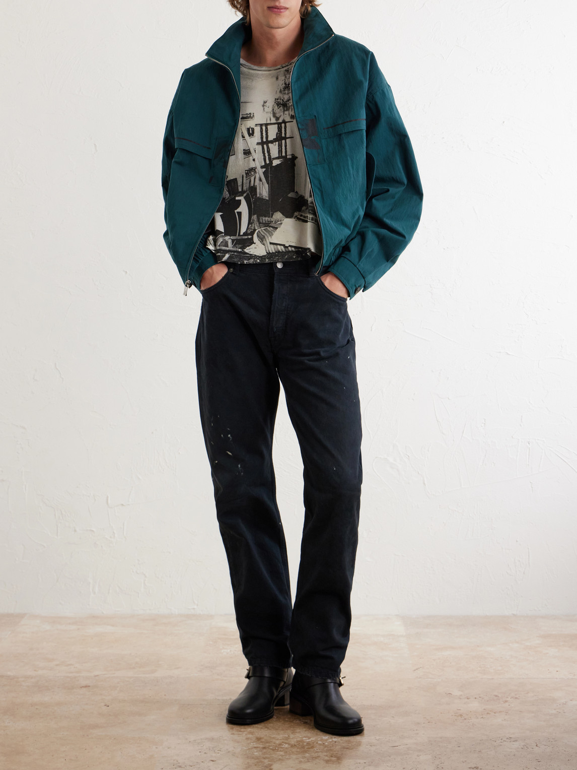 Enfants Riches Déprimés - Tommy Tonsil Straight-Leg Paint-Splattered Jeans