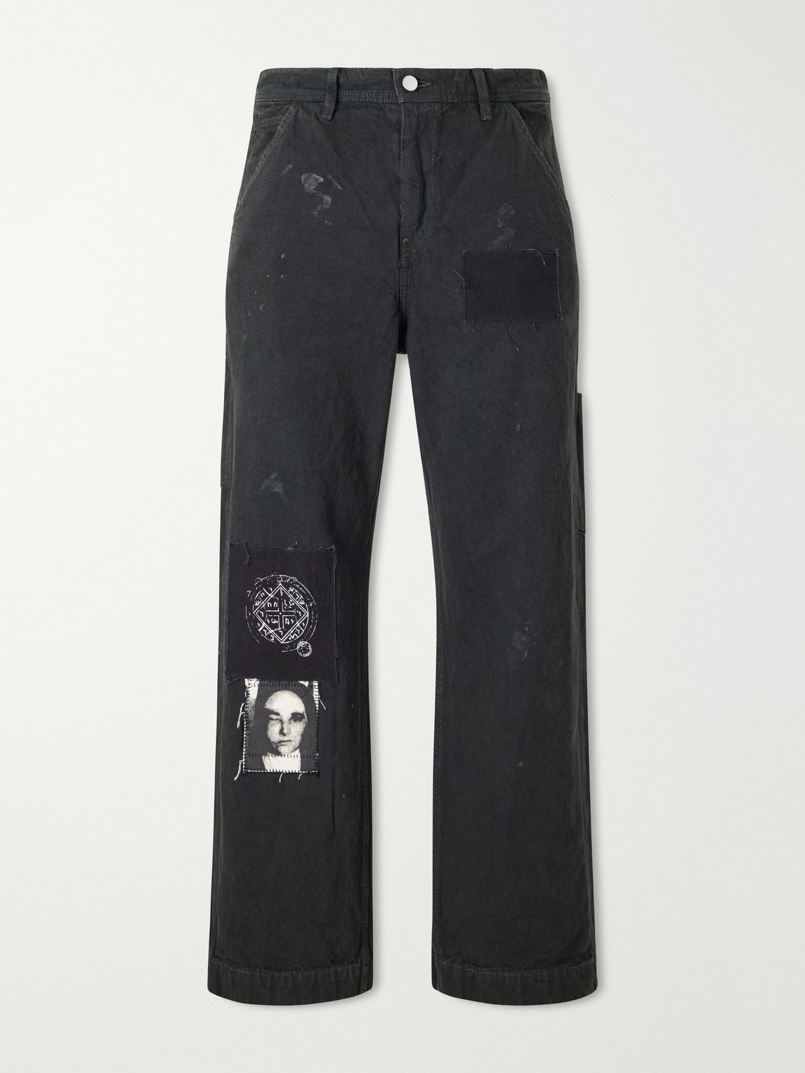 Enfants Riches Deprimes Assemblage Straight-leg Jeans In Black
