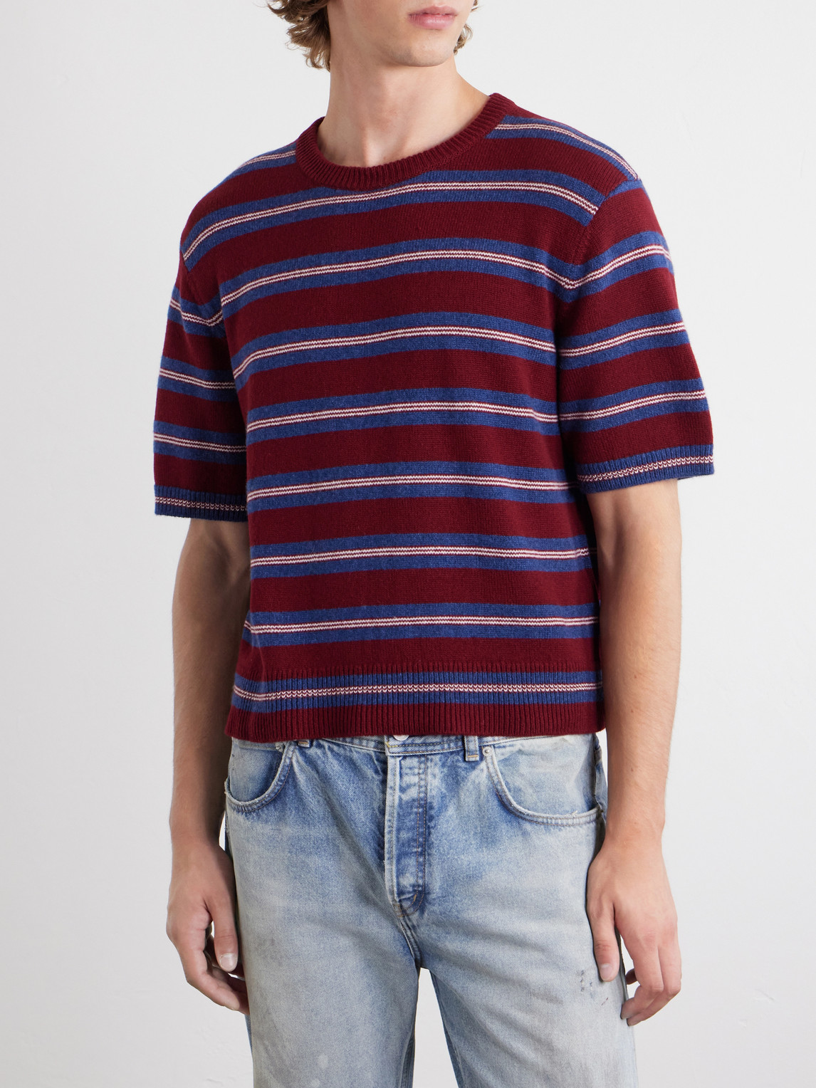 Enfants Riches Déprimés - Eddie Striped Cashmere Shirt