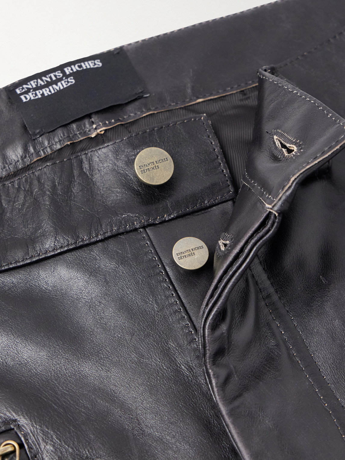 Enfants Riches Déprimés - Wicked Game Flared Leather Trousers