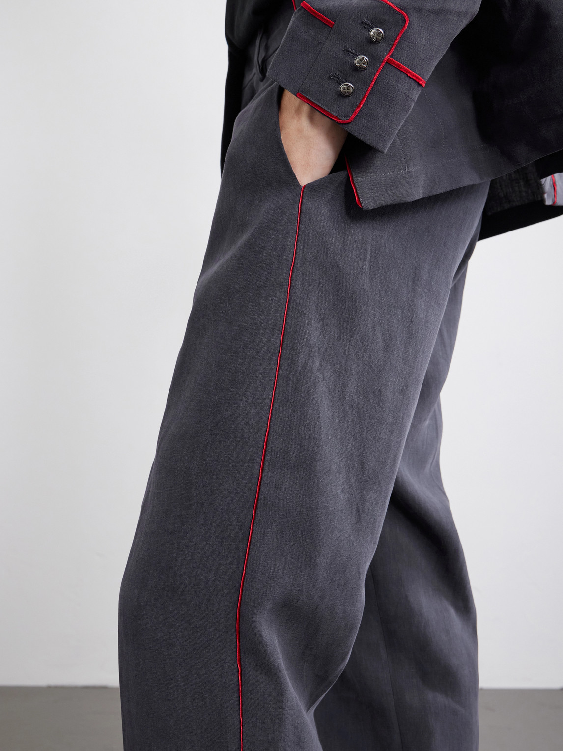 Enfants Riches Déprimés - Henri'S Everyday Straight-Leg Linen Trousers