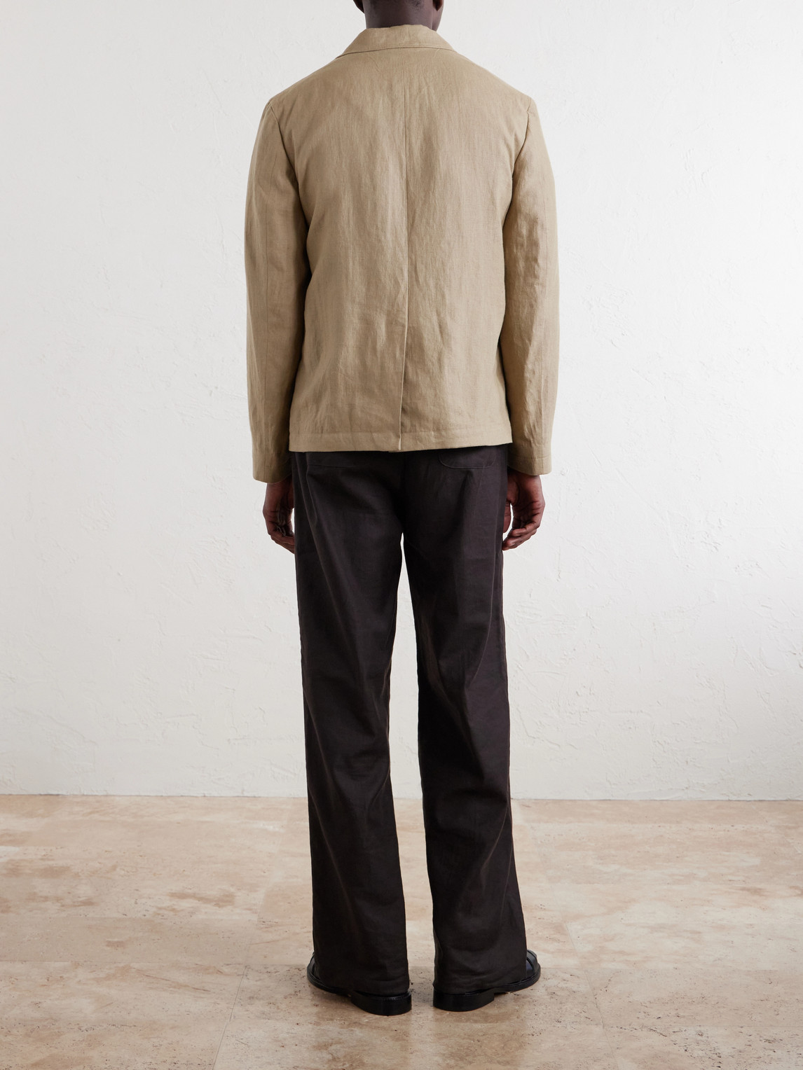  Mr P. - Linen Blazer - Men - Neutrals - 36 