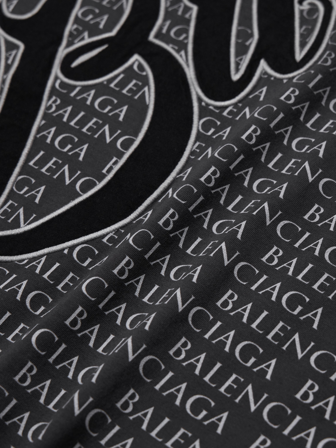 Logo-Appliquéd Printed Cotton-Jersey T-Shirt