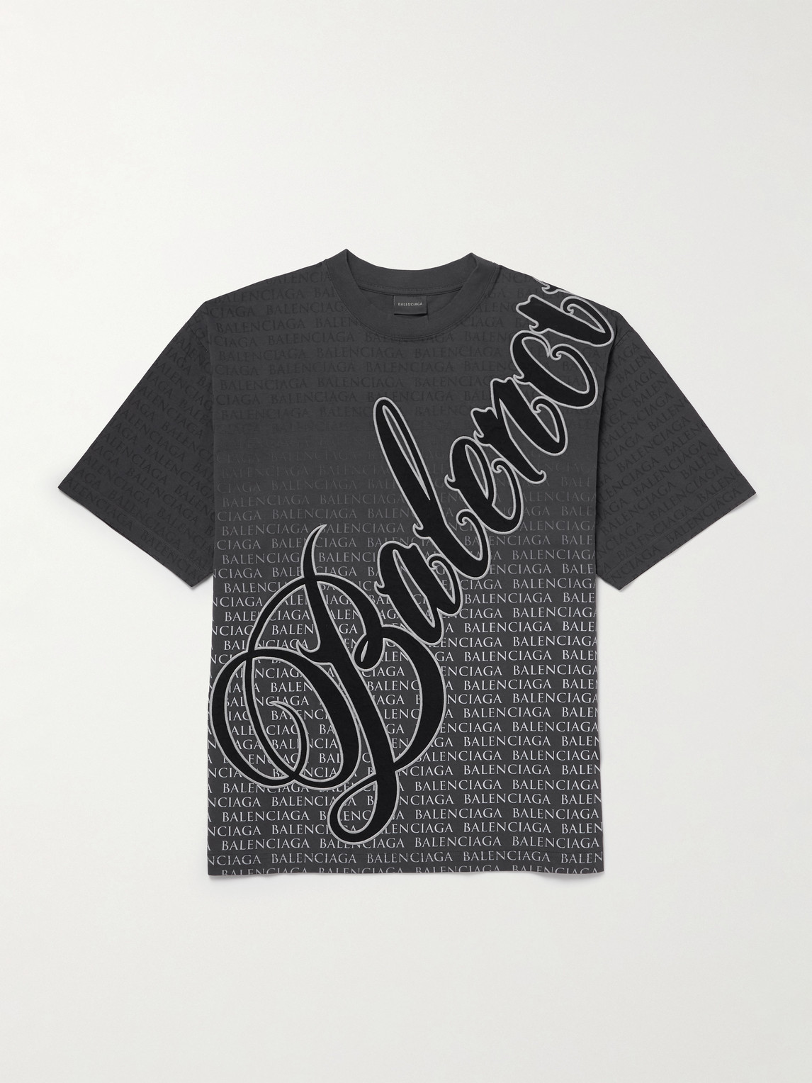 Balenciaga Logo-Appliquéd Printed Cotton-Jersey T-Shirt - Men