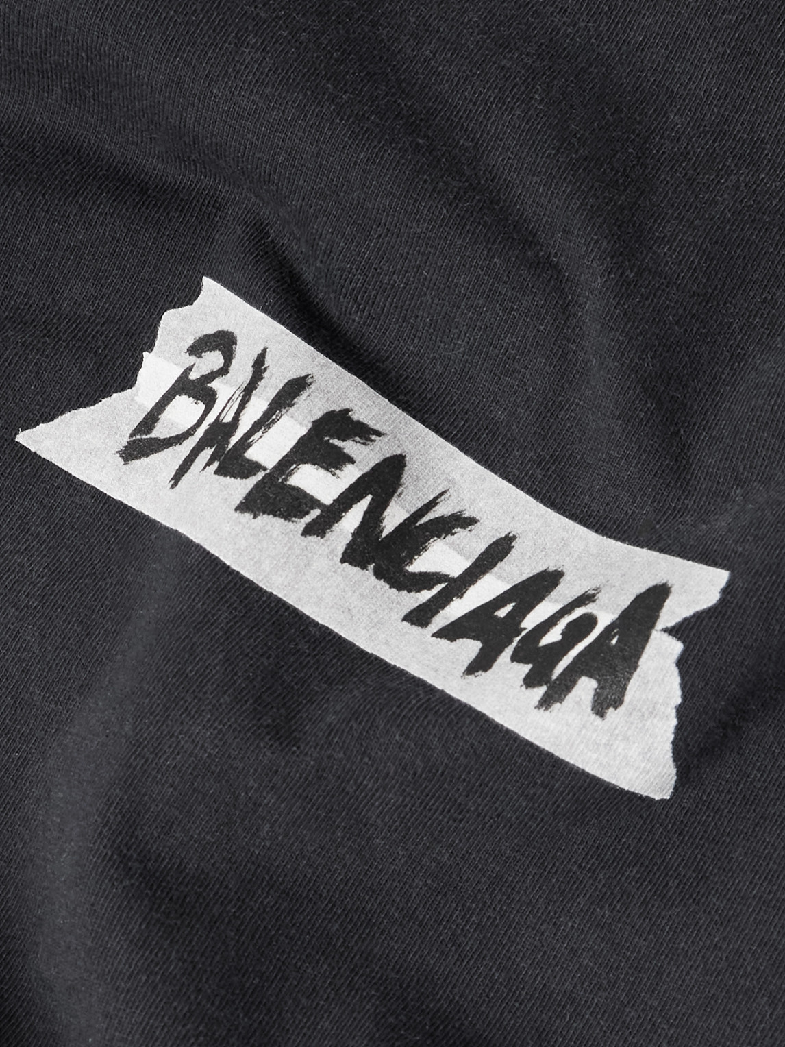 Oversized Logo-Print Cotton-Jersey T-Shirt