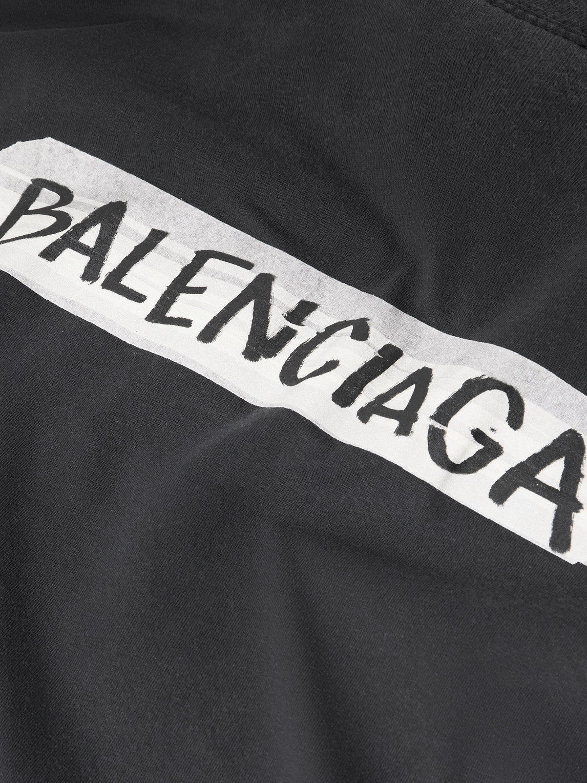 Oversized Logo-Print Cotton-Jersey T-Shirt