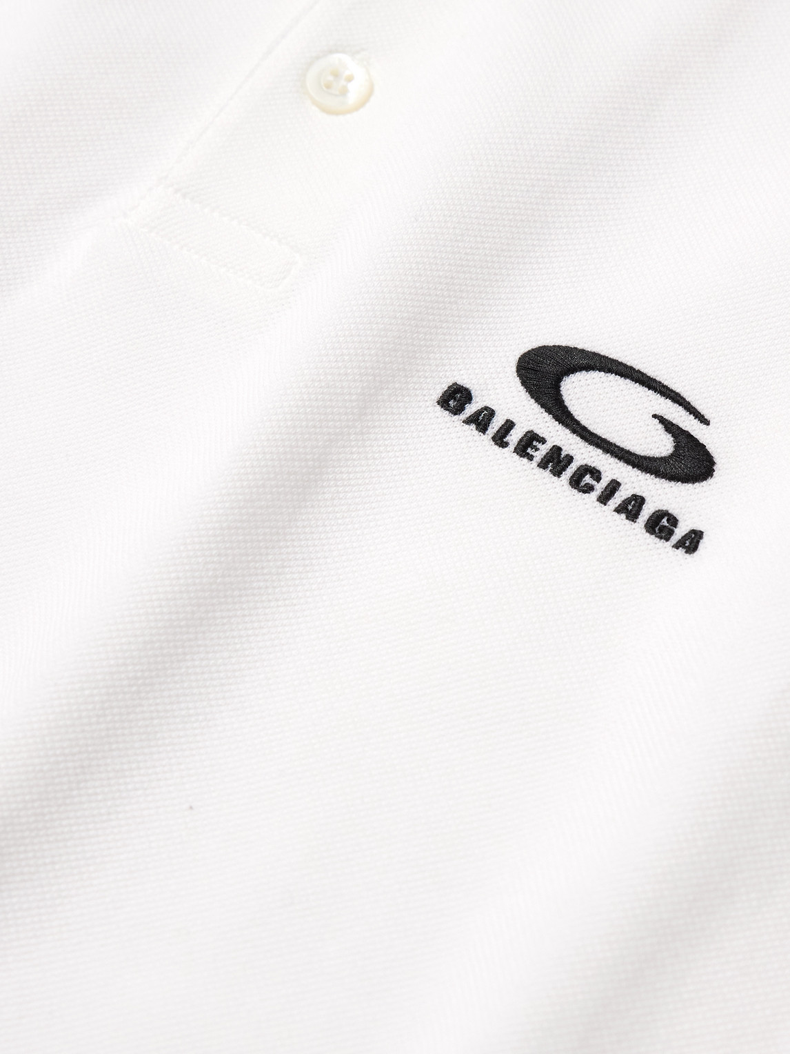 Logo-Embroidered Cotton-Piqué Polo Shirt