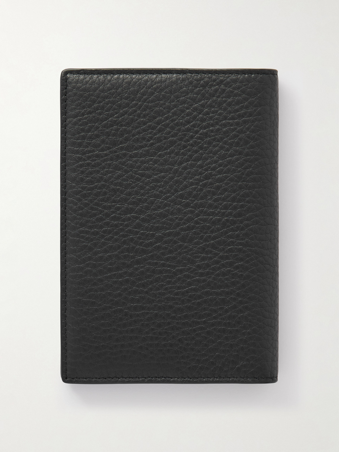 Saint Laurent Full-grain Leather Billfold Wallet In Black