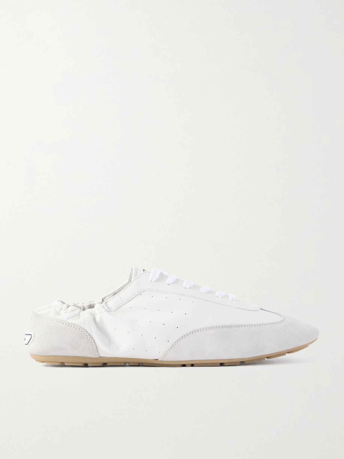 Saint Laurent Lewis Suede and Full-Grain Leather Sneakers - Men