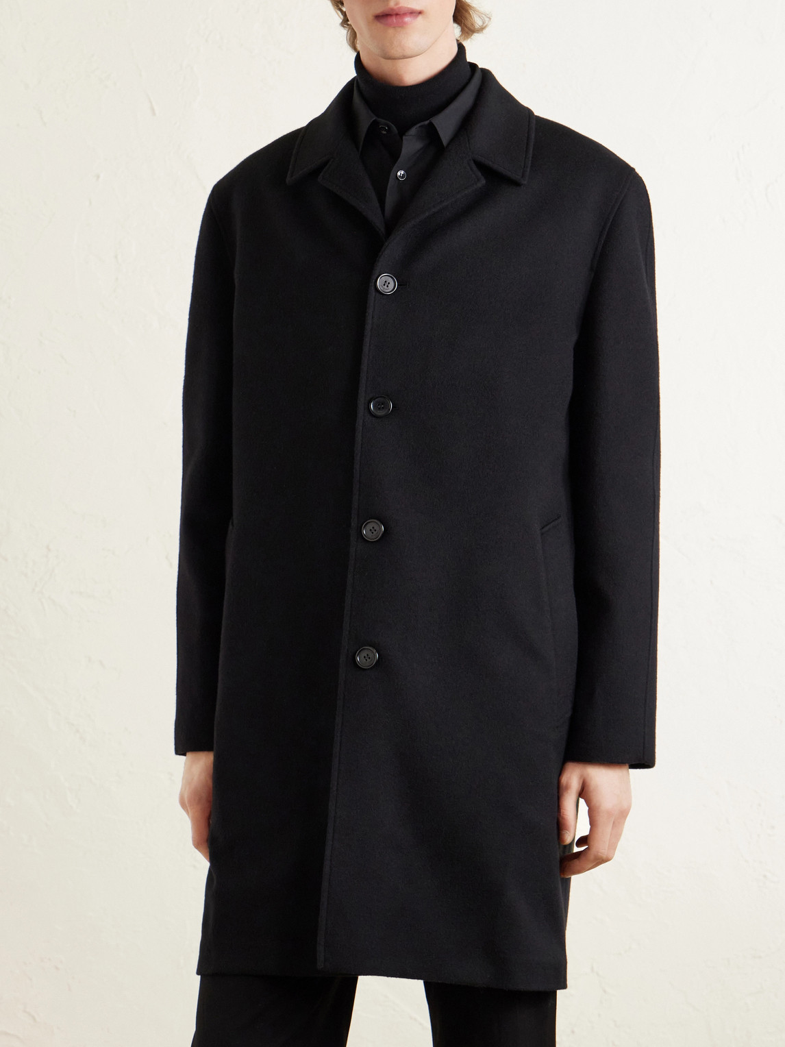  Saint Laurent - Cashmere Coat - Men - Blue - It 48 