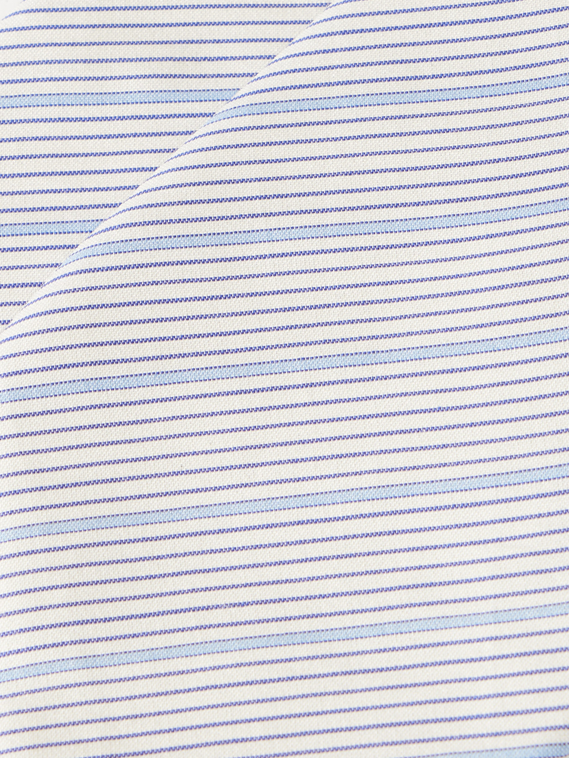  Saint Laurent - 7cm Striped Silk-voile Tie - Men - Blue - L 