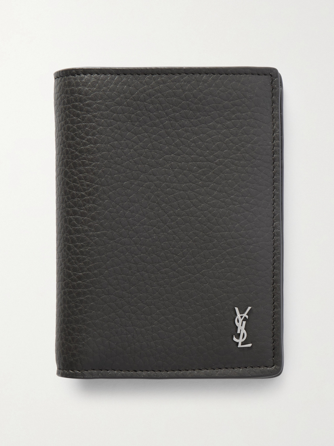Saint Laurent Logo-Appliquéd Full-Grain Leather Billfold Wallet - Men