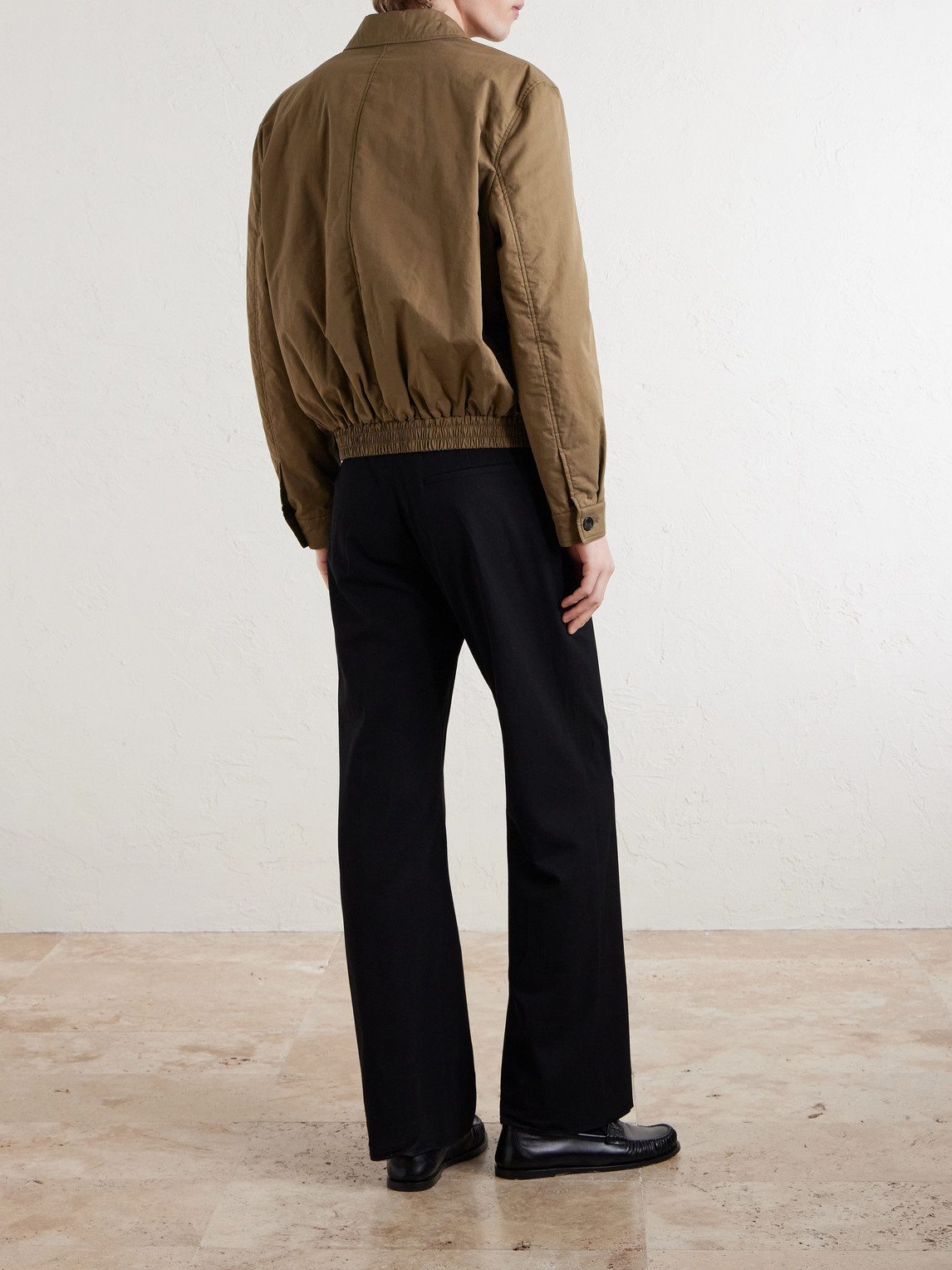  Saint Laurent - Cotton-twill Jacket - Men - Brown - M 
