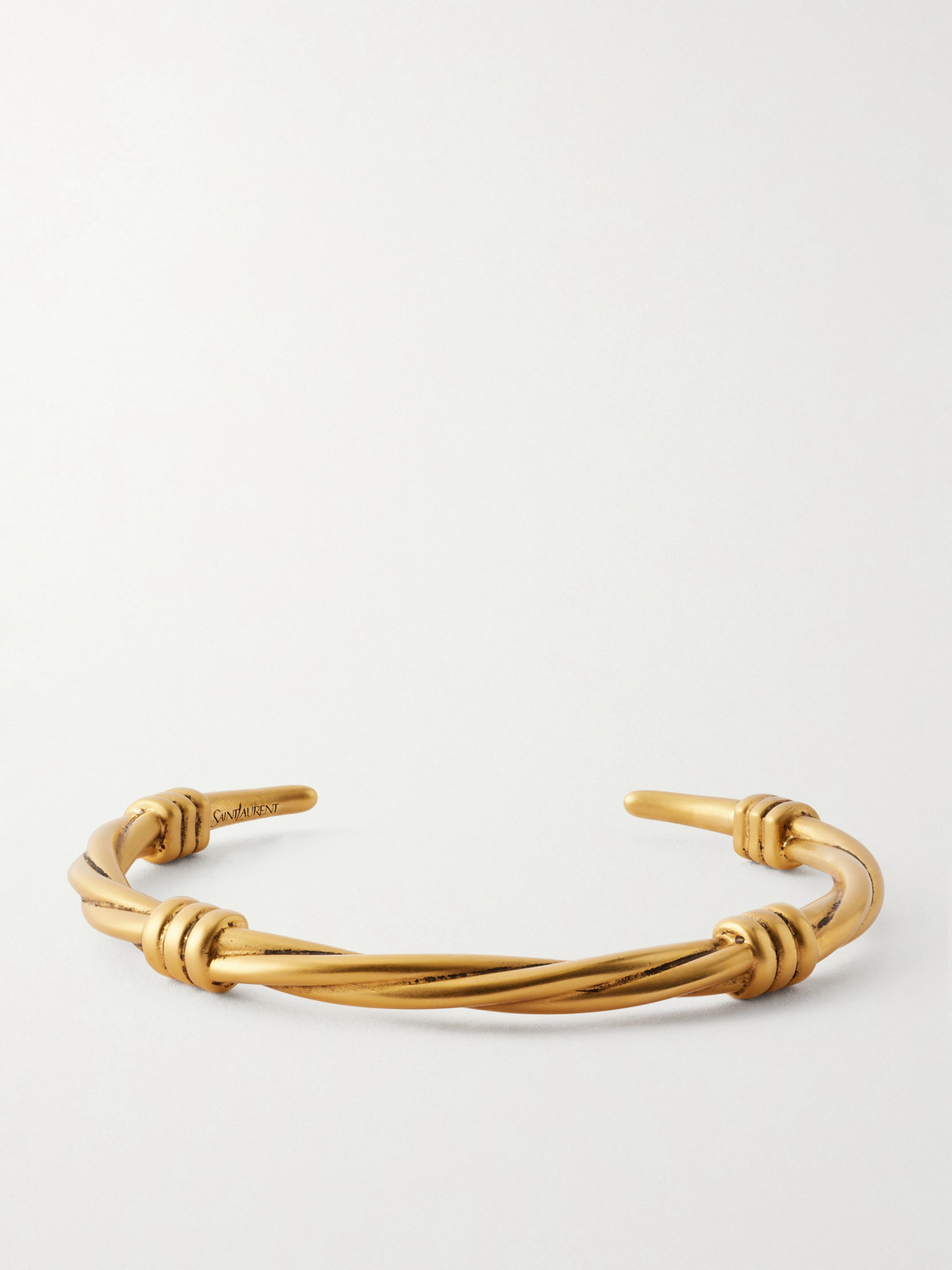 Saint Laurent Gold-tone Cuff