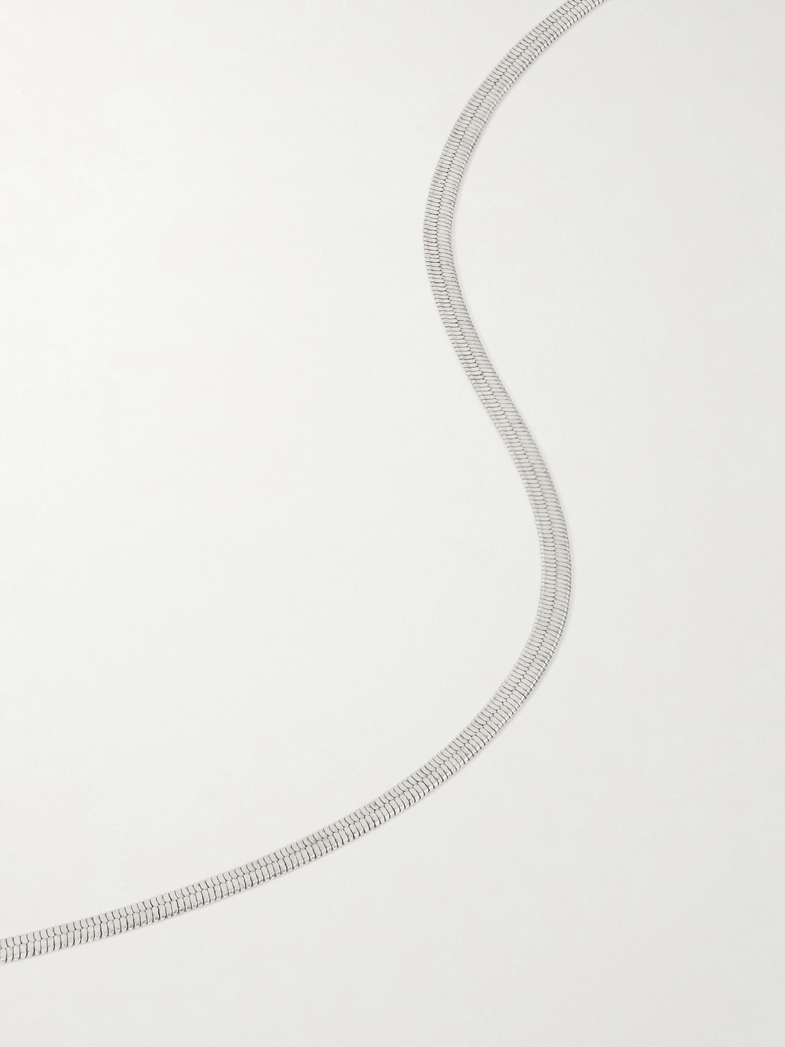  Saint Laurent - Silver-tone Chain Necklace - Men - Silver - M 
