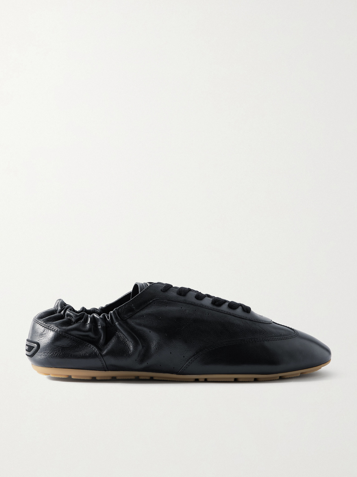 Saint Laurent Lewis Full-Grain Leather Sneakers - Men