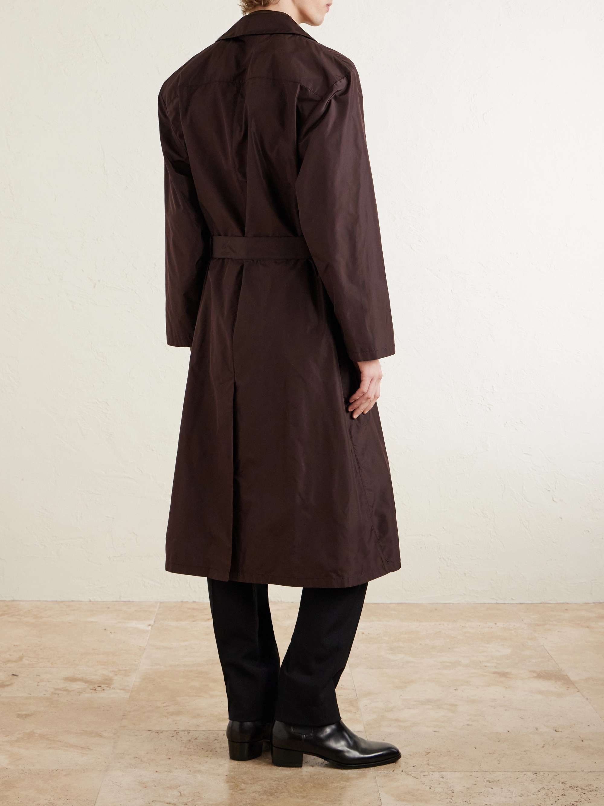 SAINT LAURENT Silk Trench Coat for Men | MR PORTER
