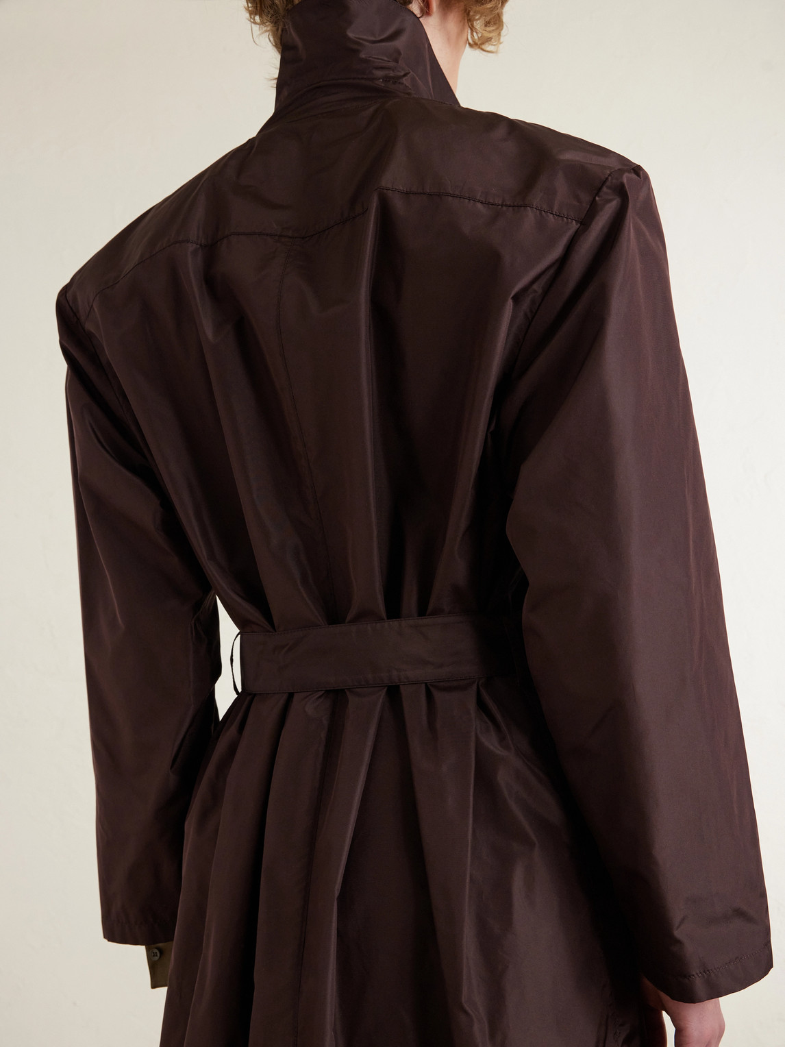 Silk Trench Coat