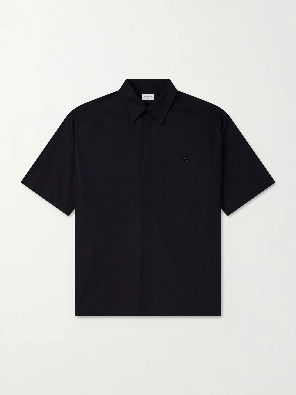Saint Laurent Cotton-Poplin Pyjama Shirt EU 39