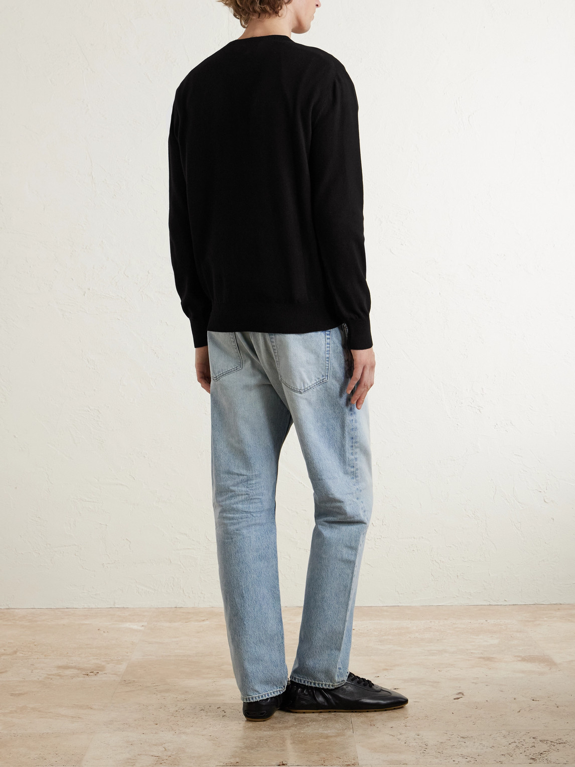  Saint Laurent - Cotton Sweater - Men - Black - M 