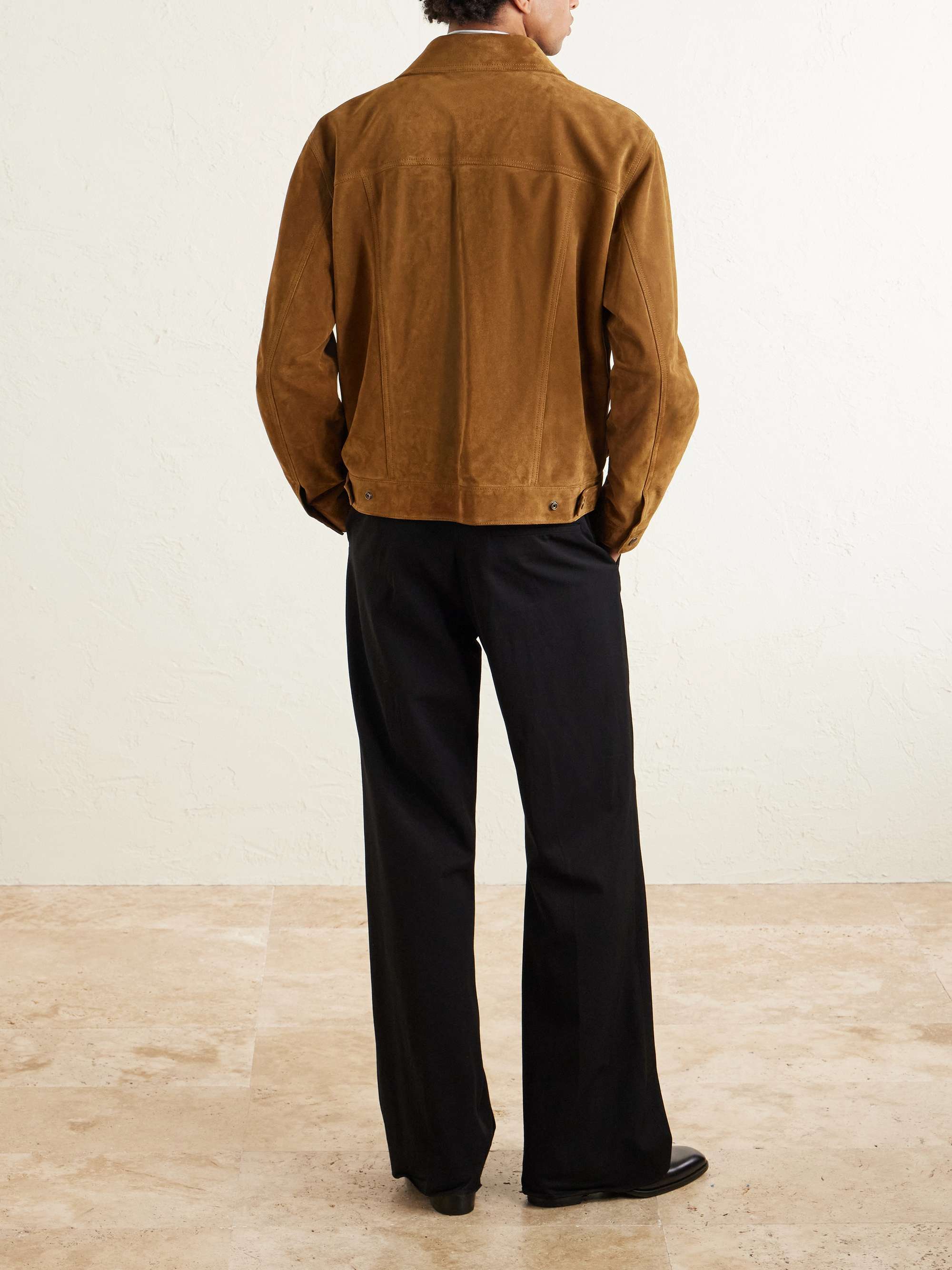 SAINT LAURENT Suede Jacket for Men | MR PORTER