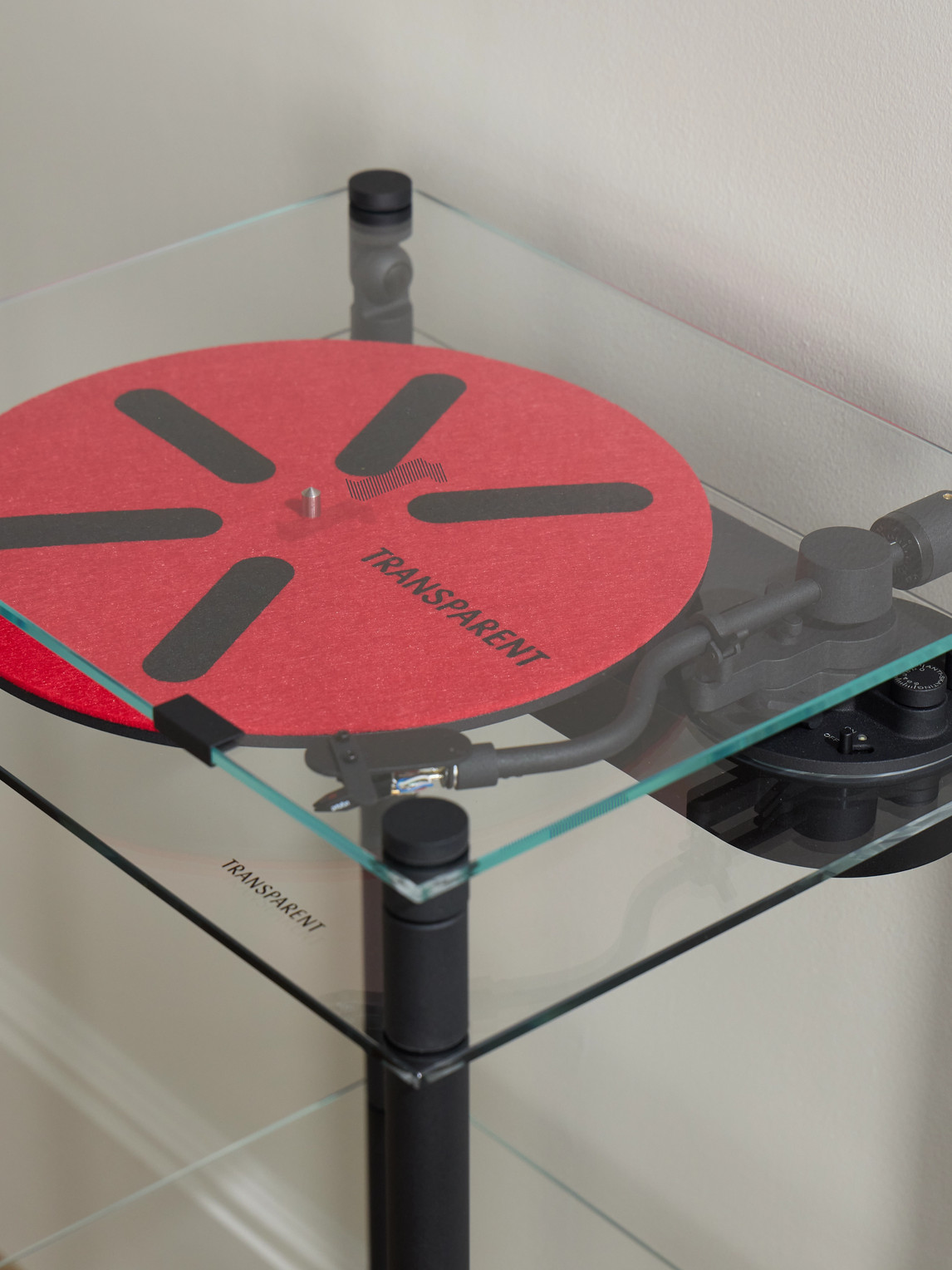  Transparent Speaker - Transparent Turntable With Aluminum And Glass Stand - Men - Neutrals 