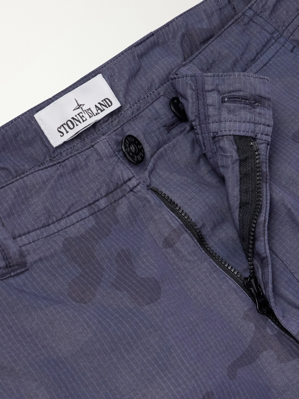 Straight-Leg Camouflage-Print Cotton-Blend Ripstop Trousers