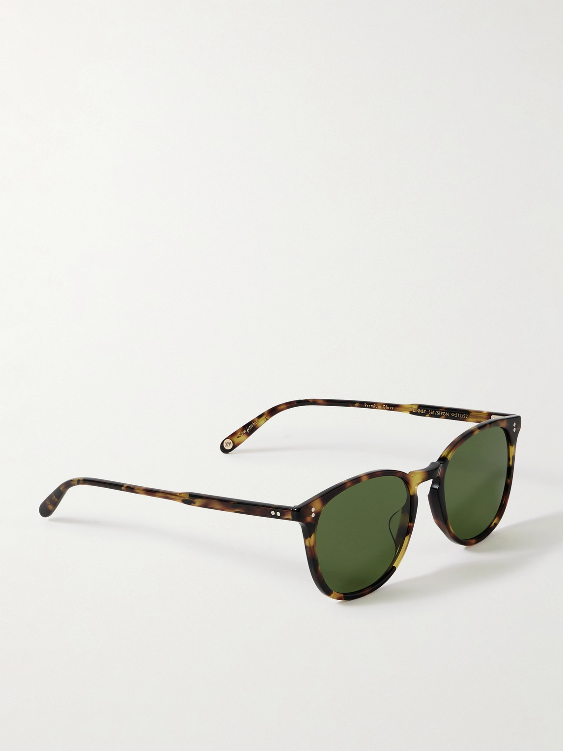  Garrett Leight California Optical - Kinney Round-frame Tortoiseshell Acetate Sunglasses - Men - Tortoiseshell 