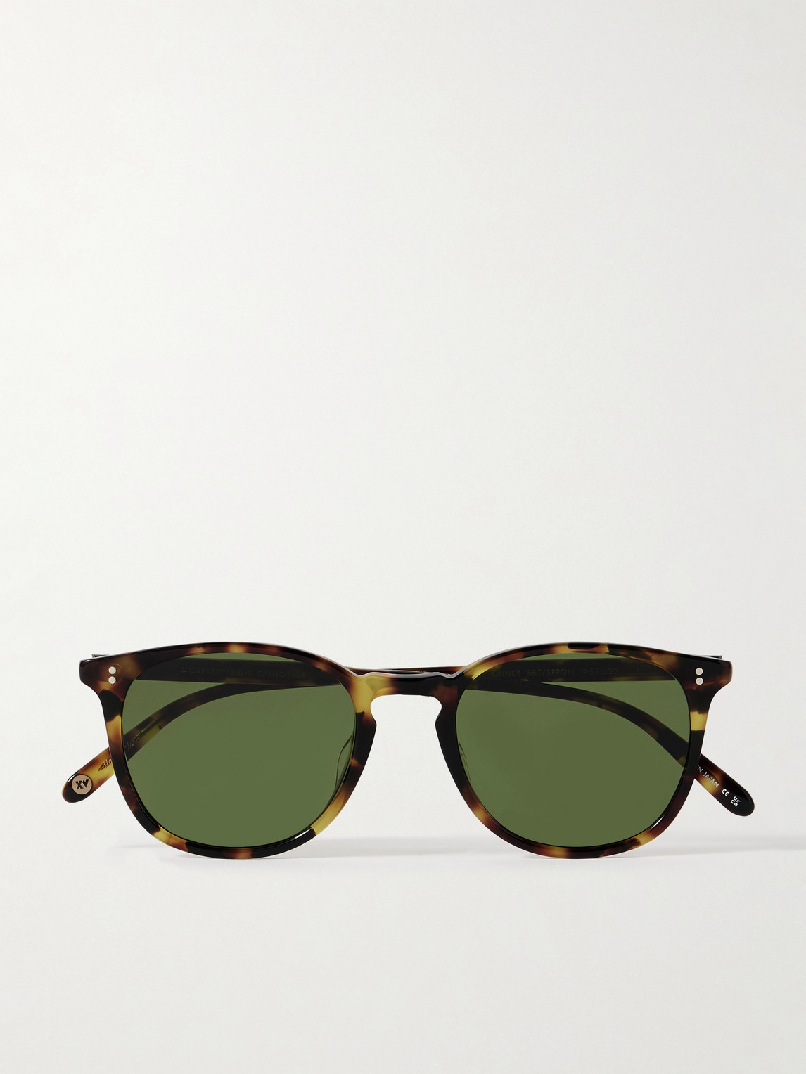 Garrett Leight California Optical Kinney Round-frame Tortoiseshell Acetate Sunglasses In Multi