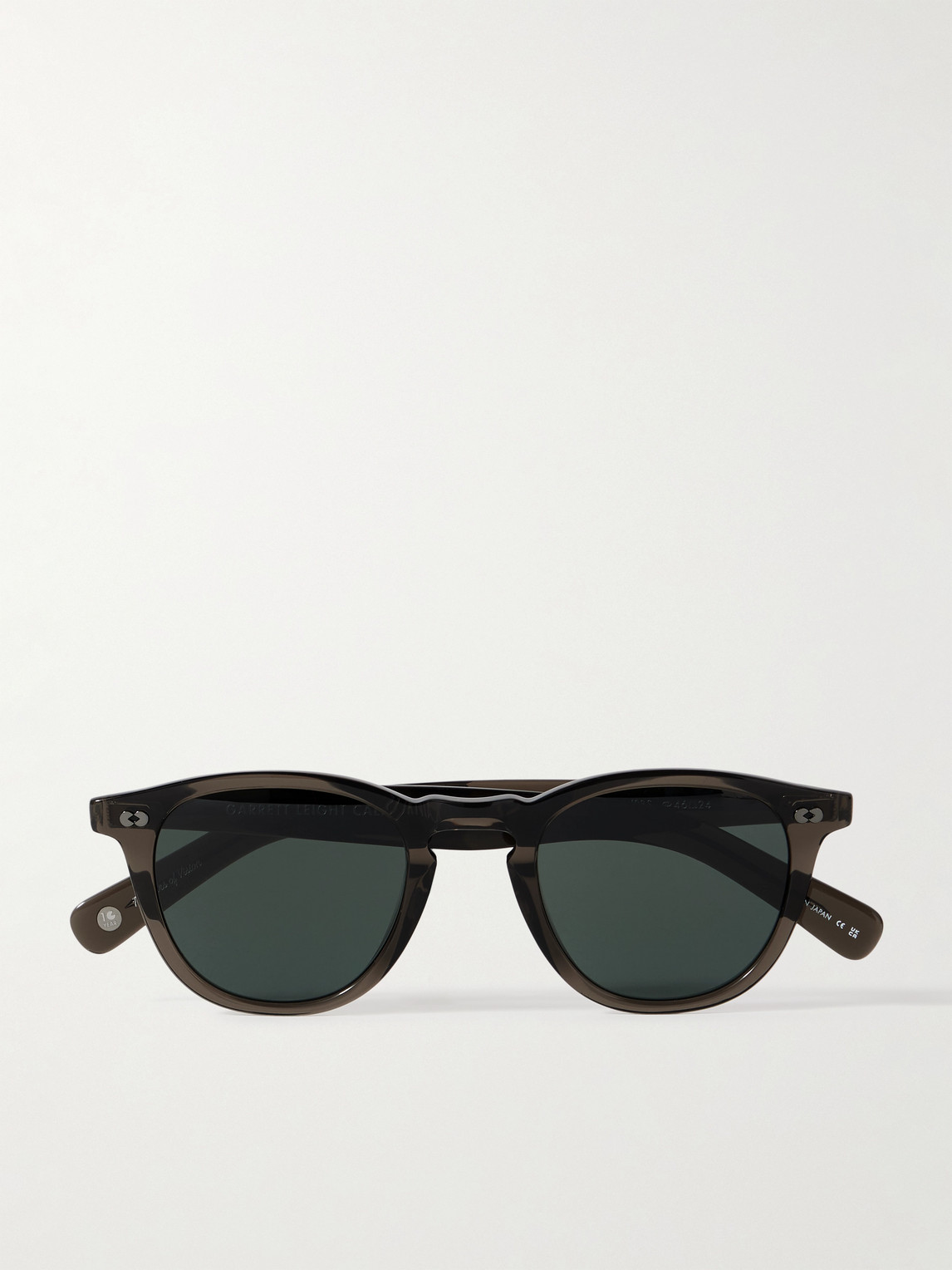 Garrett Leight California Optical Ace D-frame Acetate Sunglasses In Brown