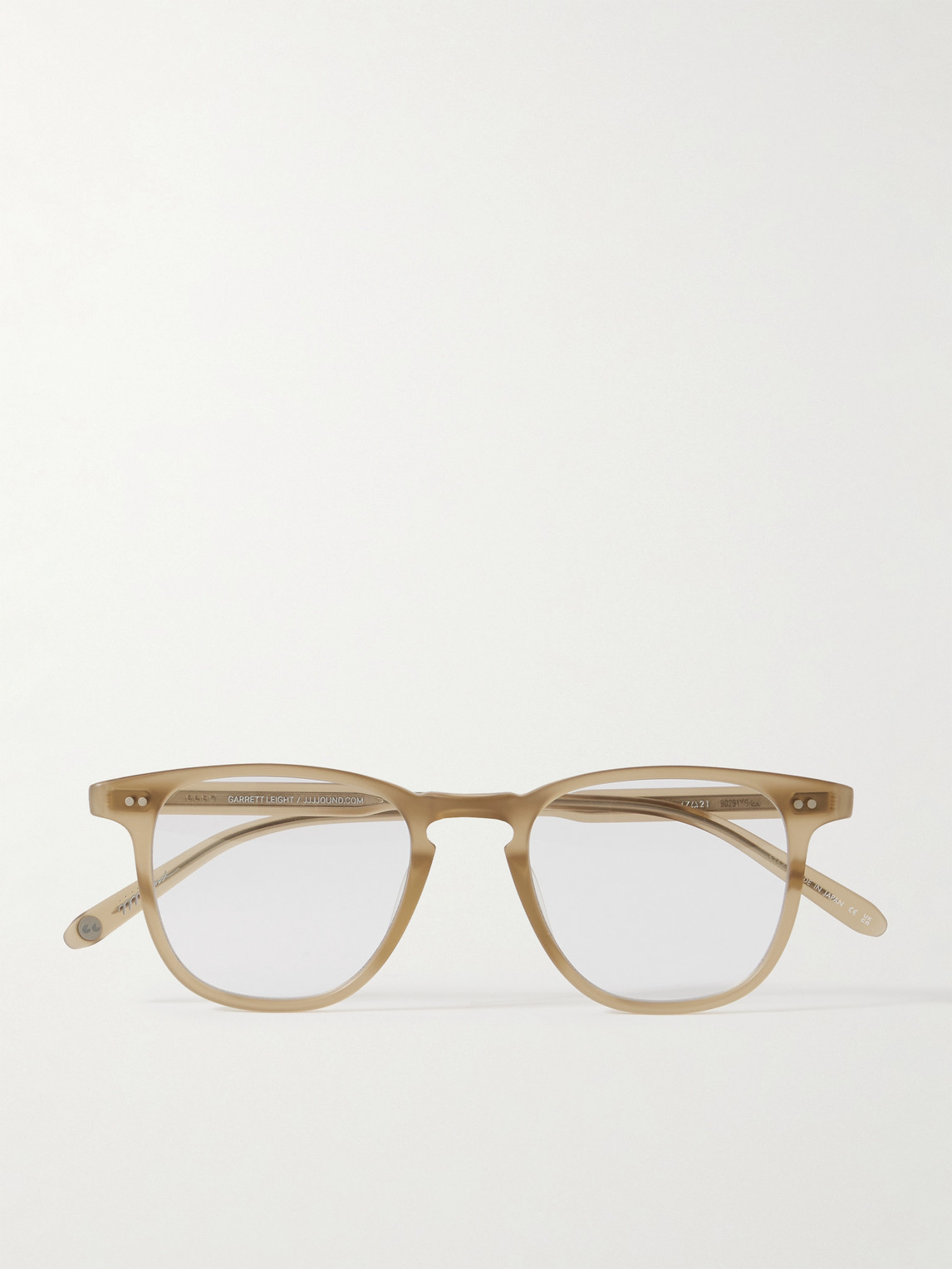 Garrett Leight California Optical JJJJound Brooks 47 Round-Frame Acetate Optical Glasses - Men