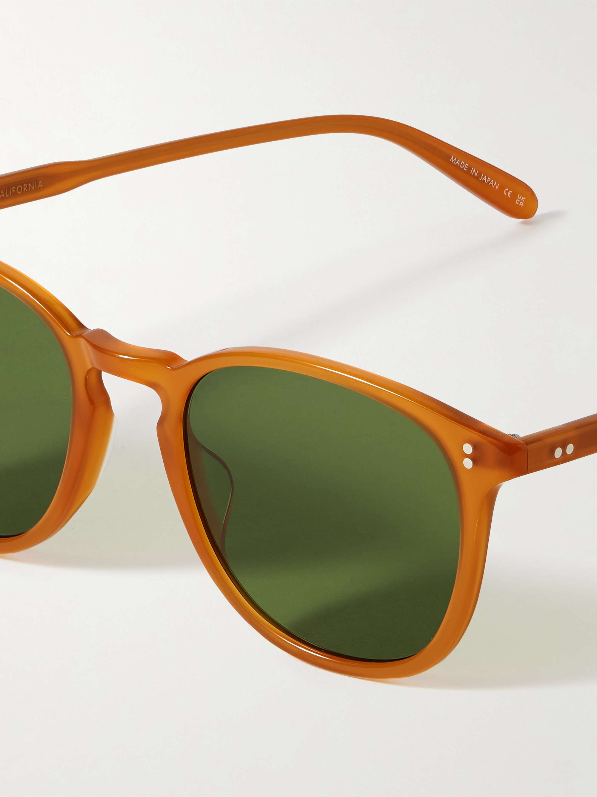 GARRETT LEIGHT CALIFORNIA OPTICAL Kinney Round-Frame Acetate Sunglasses