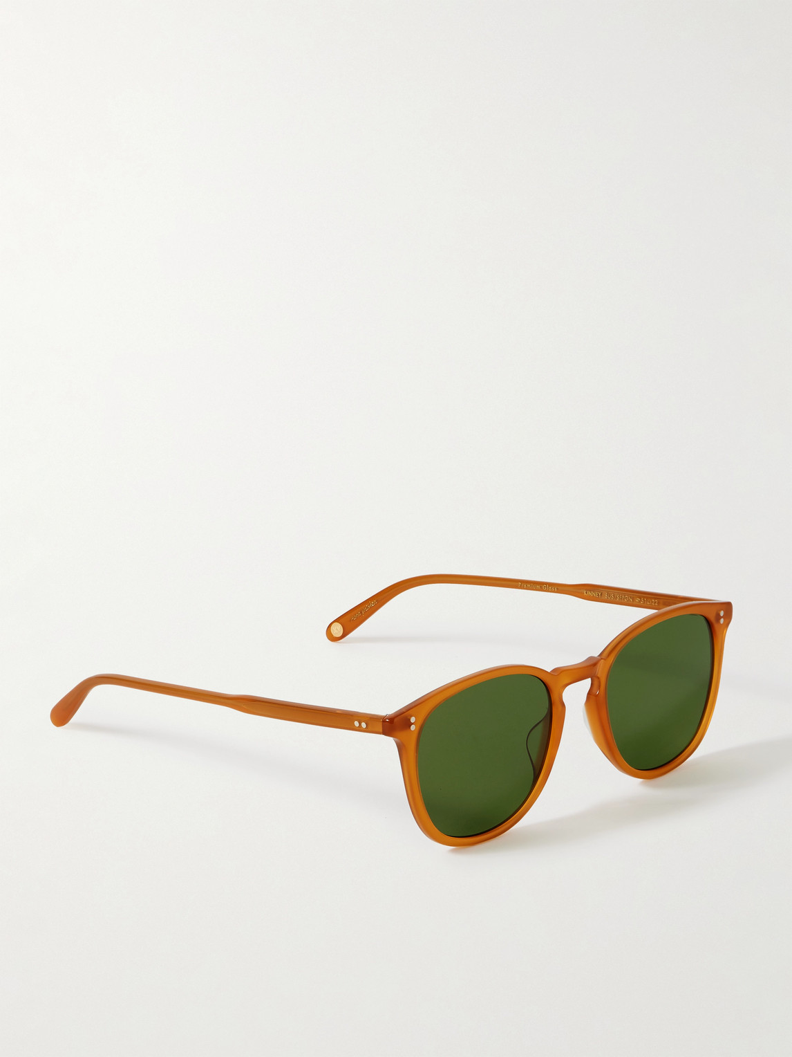  Garrett Leight California Optical - Kinney Round-frame Acetate Sunglasses - Men - Orange 