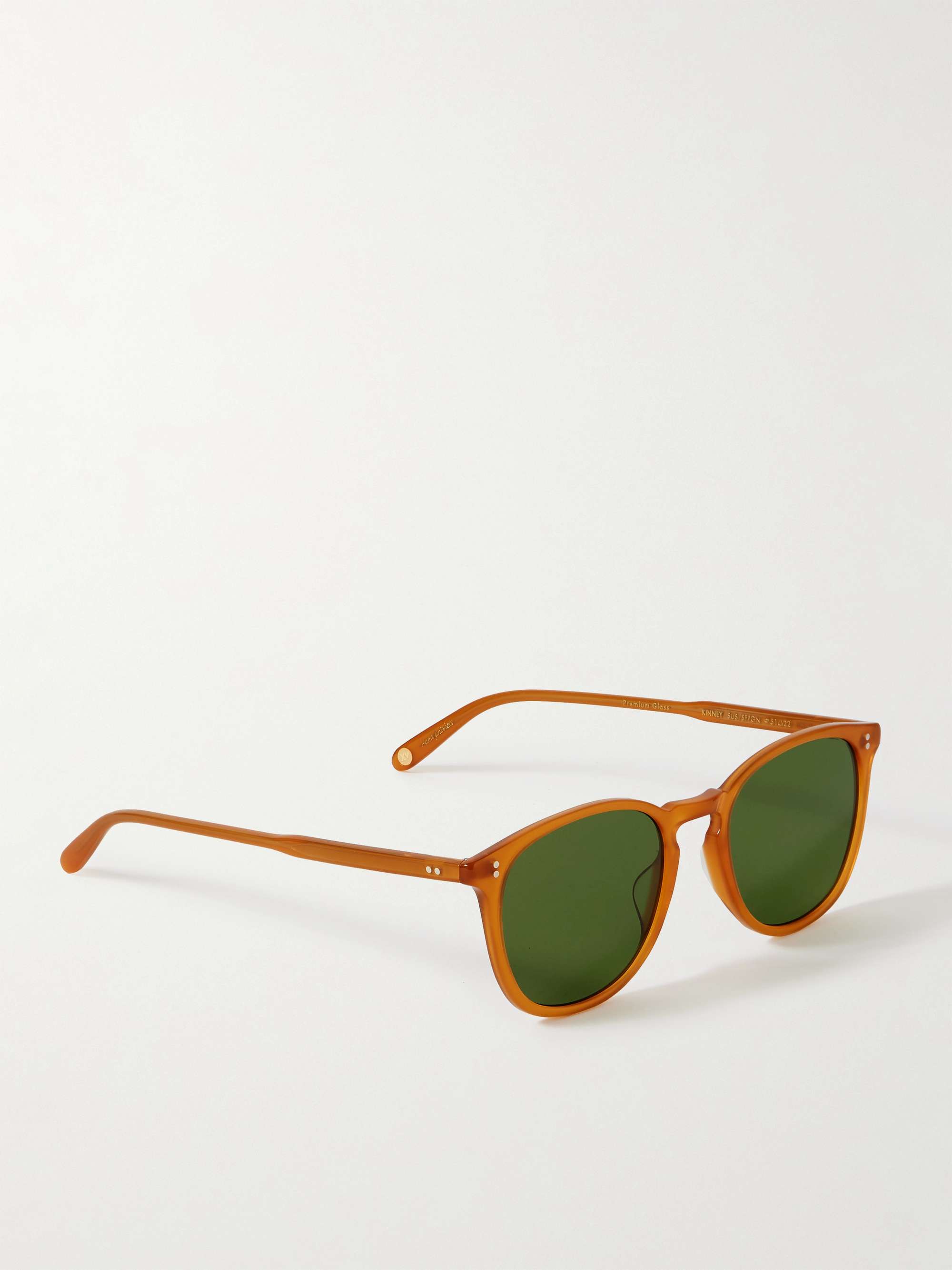 GARRETT LEIGHT CALIFORNIA OPTICAL Kinney Round-Frame Acetate Sunglasses