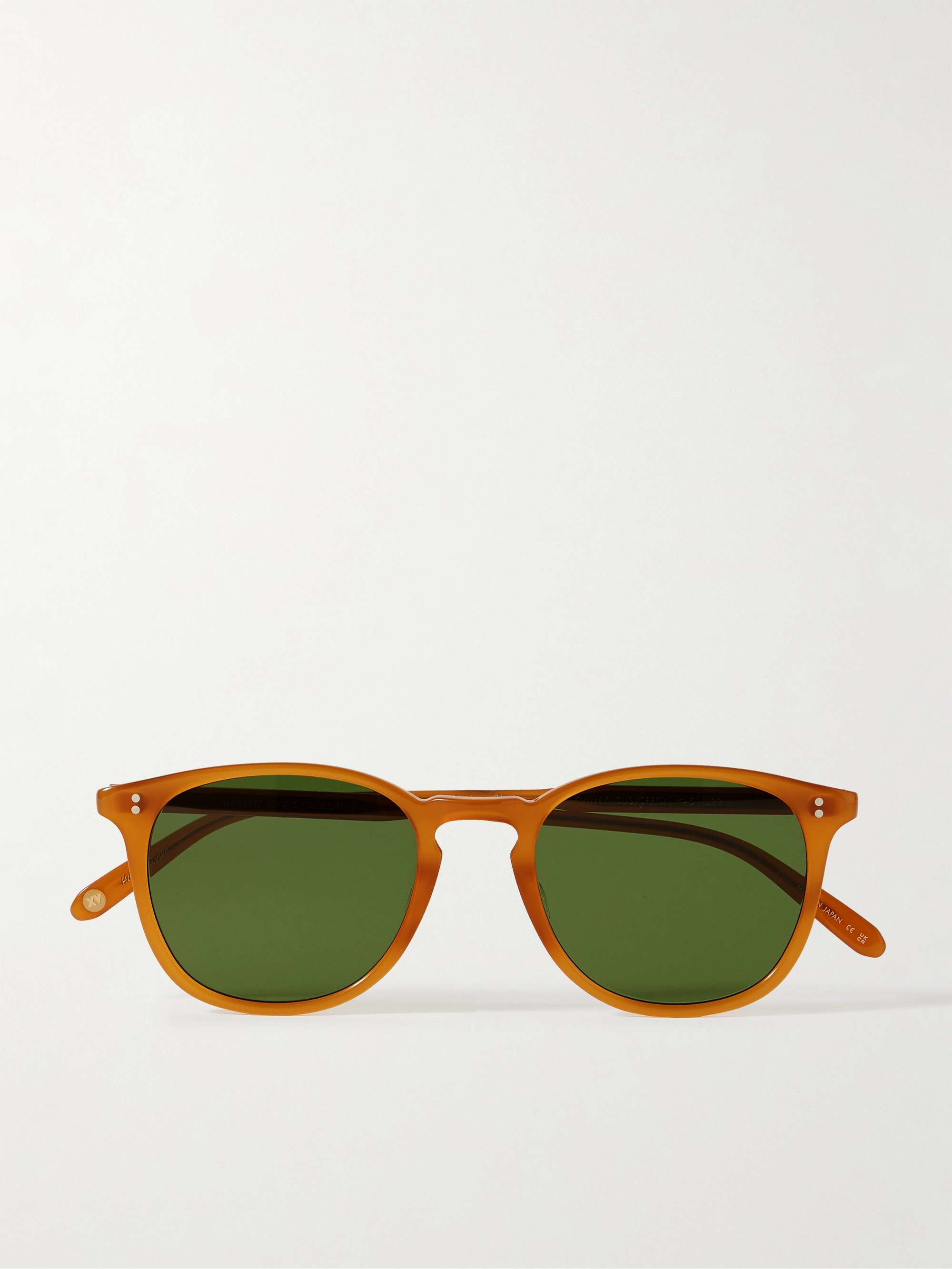 GARRETT LEIGHT CALIFORNIA OPTICAL Kinney Round-Frame Acetate Sunglasses