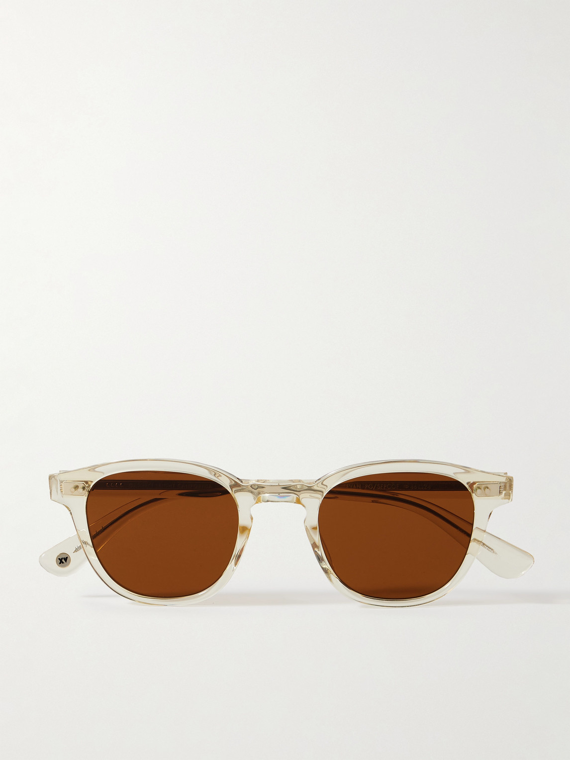 Garrett Leight California Optical Evan D-frame Acetate Sunglasses In Brown