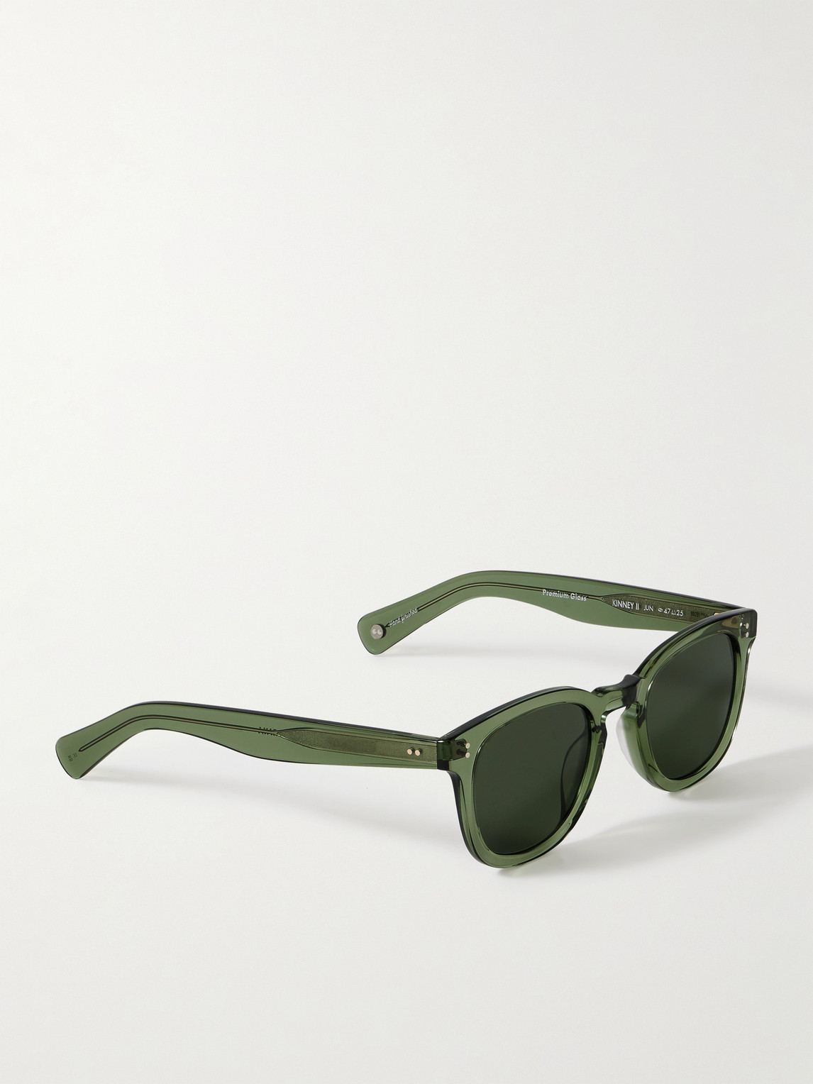  Garrett Leight California Optical - Kinney Ii Round-frame Acetate Sunglasses - Men - Green 