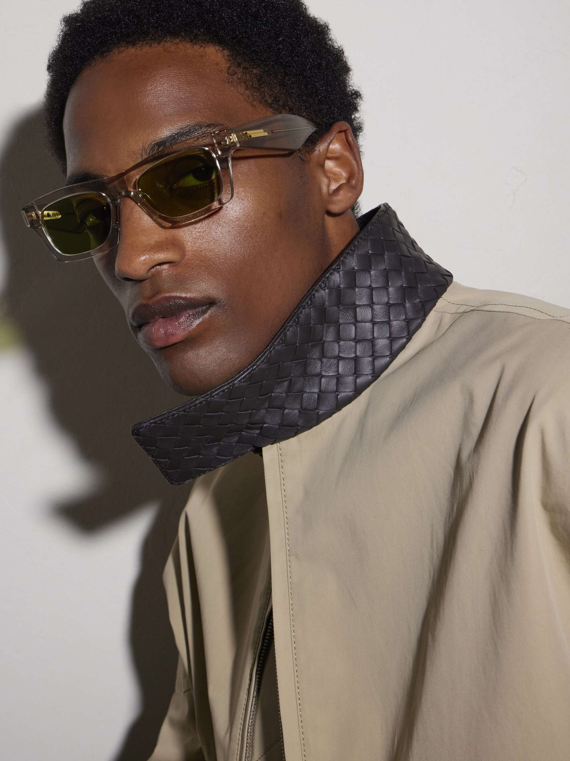 BOTTEGA VENETA EYEWEAR New Entry Square-Frame Recycled 