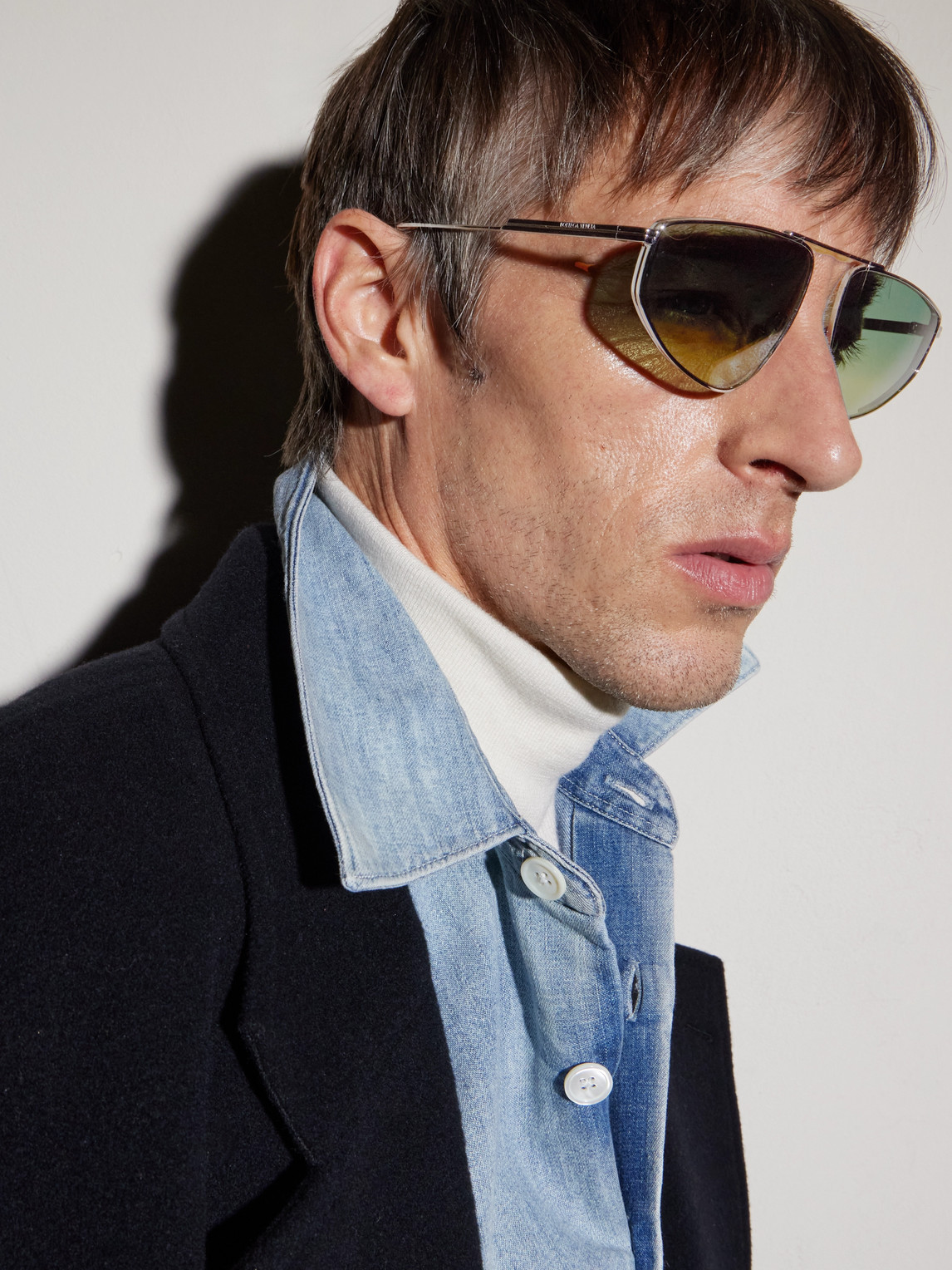 Light Ribbon Aviator-Style Silver-Tone Sunglasses — 2