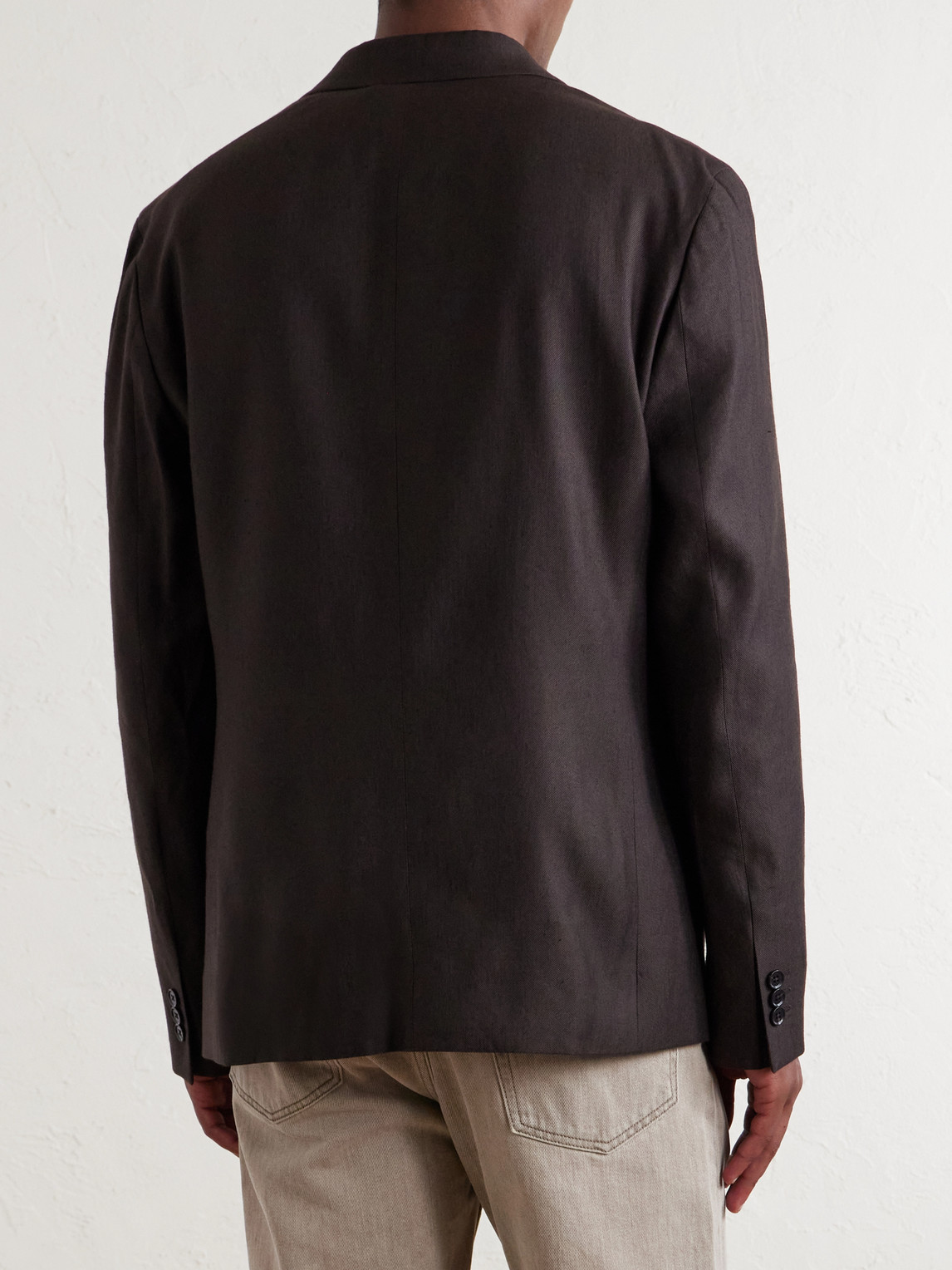  Nn07 - Timo 1808 Canvas Blazer - Men - Brown - S 