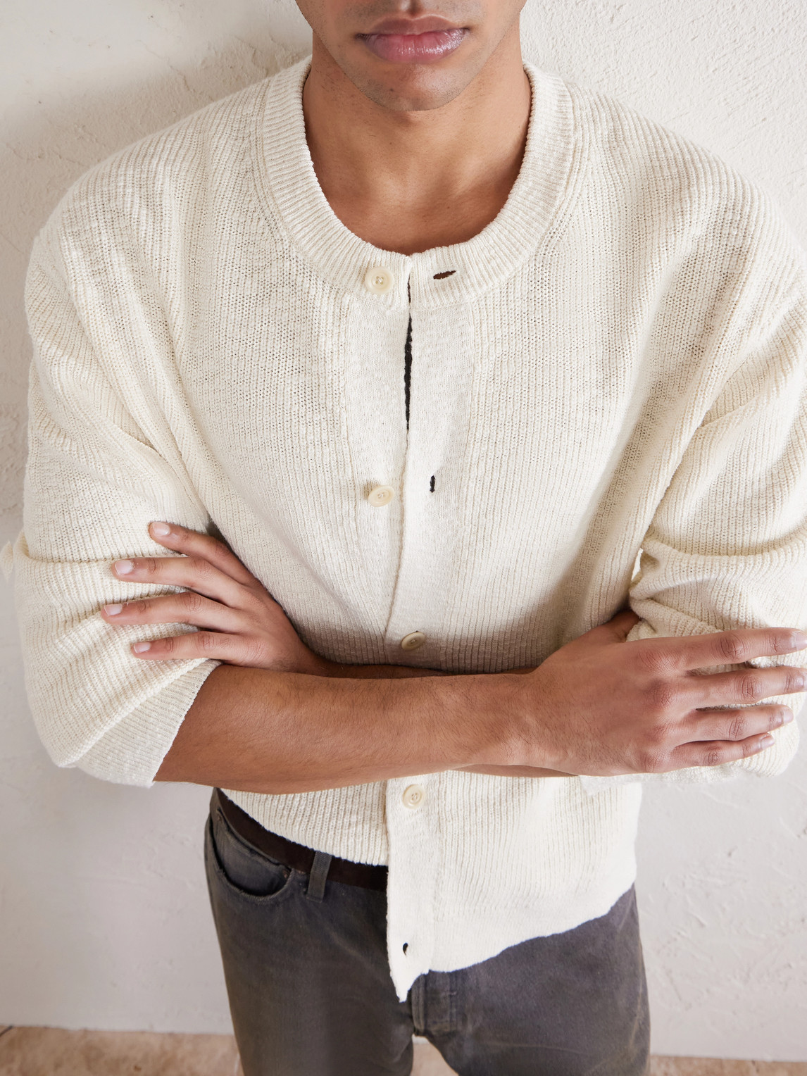 Jasper 60028 Ribbed Organic Cotton Cardigan