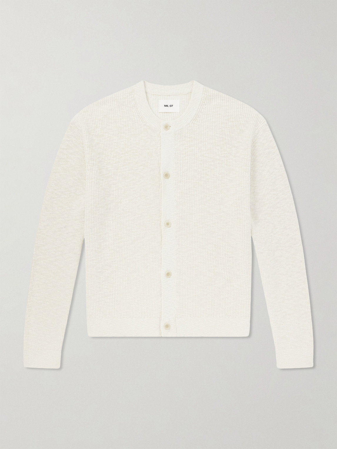 NN07 Jasper 60028 Ribbed Organic Cotton Cardigan - Men