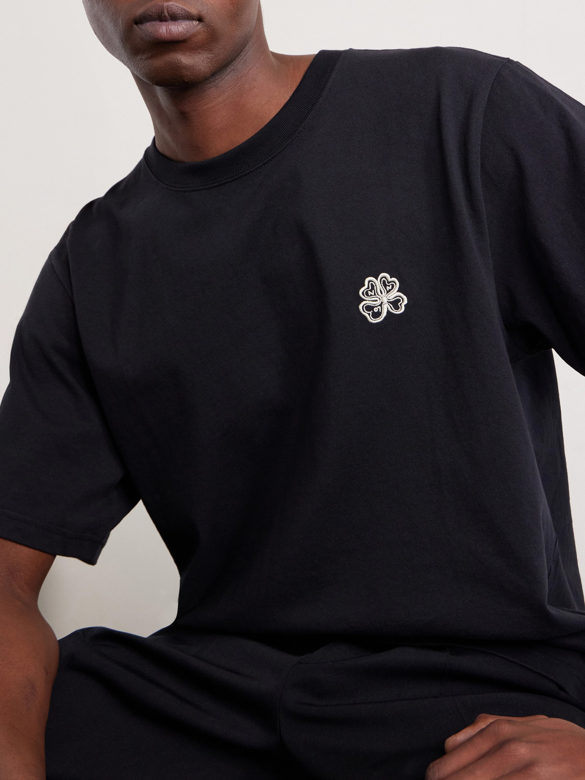 Jett 30026 Logo-Embroidered Organic Cotton-Jersey T-Shirt