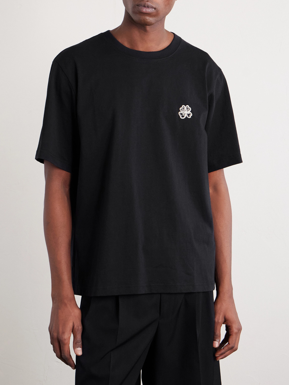 Jett 30026 Logo-Embroidered Organic Cotton-Jersey T-Shirt