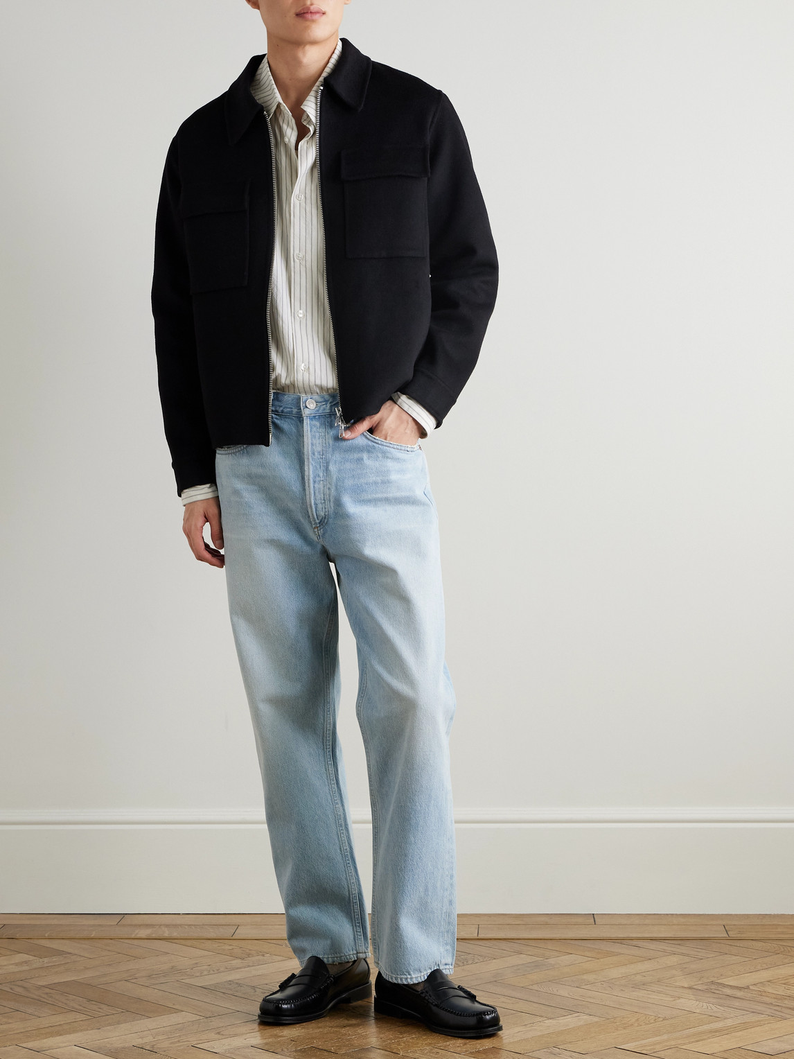 Alban 8447 Wool-Blend Felt Jacket