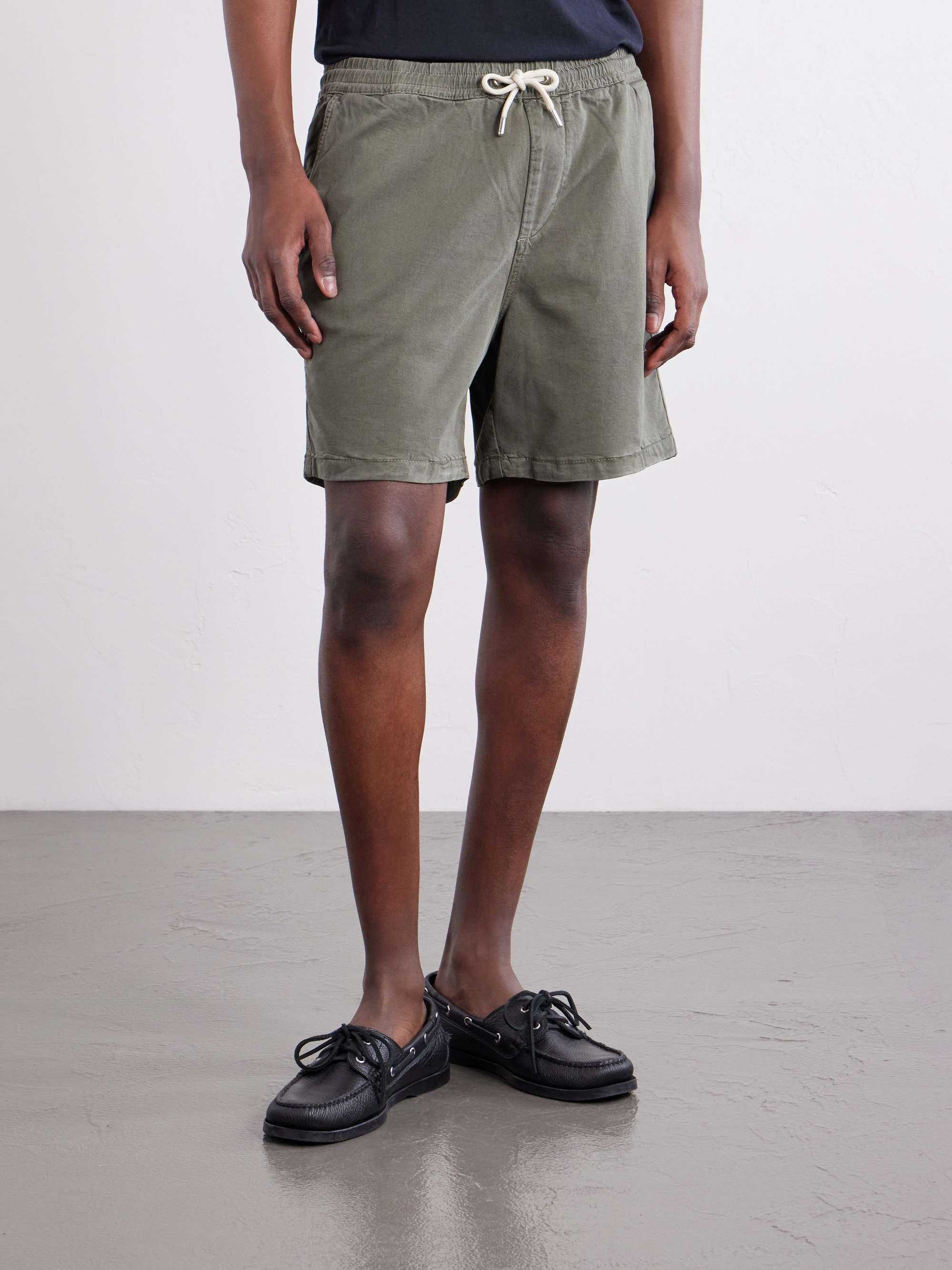 NN07 Gregor Straight-Leg TENCEL™ Lyocell and LENZING™ ECOVERO™-Blend Twill Drawstring Shorts