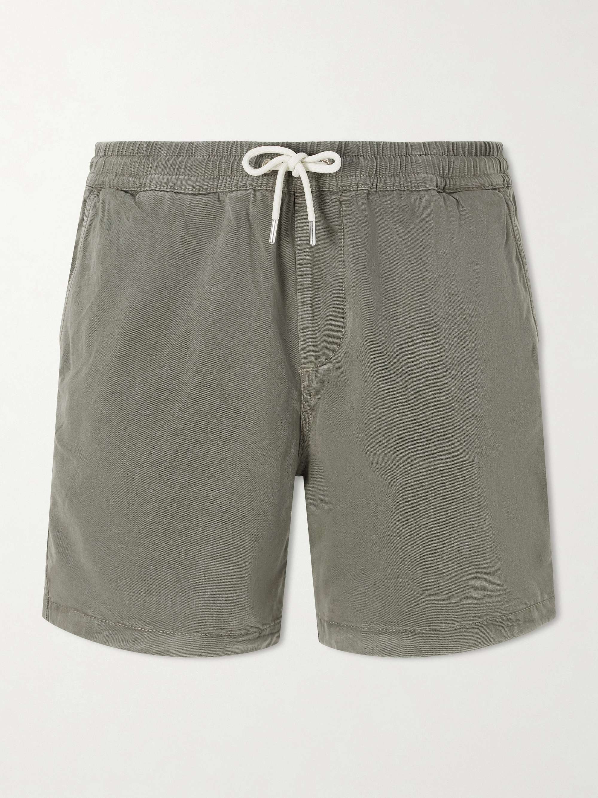 NN07 Gregor Straight-Leg TENCEL™ Lyocell and LENZING™ ECOVERO™-Blend Twill Drawstring Shorts