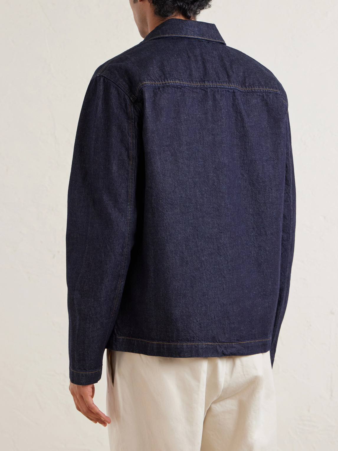  Nn07 - Morgan 1843 Denim Overshirt - Men - Blue - S 