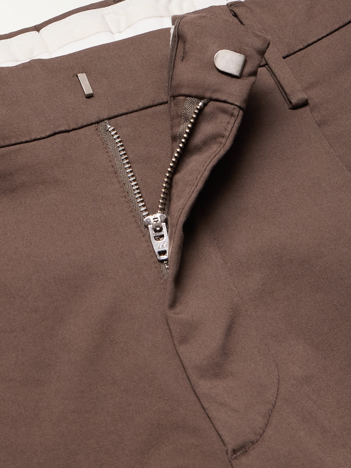 Bill 1804 Straight-Leg Organic Cotton-Blend Trousers